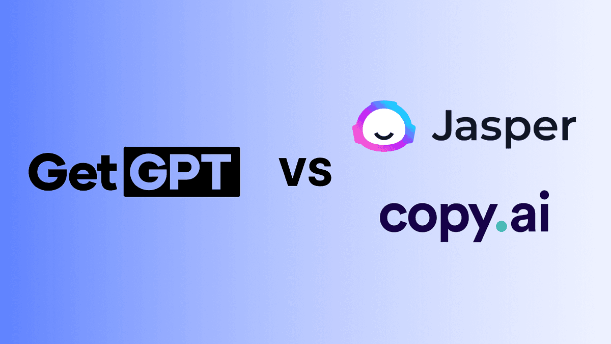 GetGPT vs AI Writing Tools (Jasper, Copy.ai)