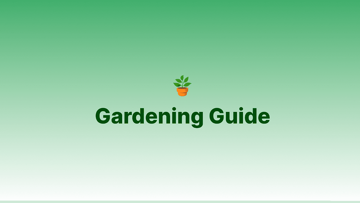 Introducing the Gardening Guide app